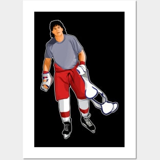 Bob Probert Pads in His Hand Posters and Art